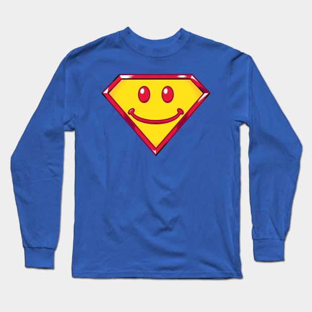 Super Happy Long Sleeve T-Shirt by detective651